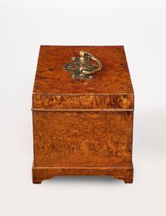 A Swedish Birchroot Box with Brass Mounts 19th Century - 4713691