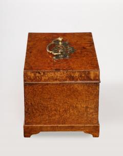 A Swedish Birchroot Box with Brass Mounts 19th Century - 4713695