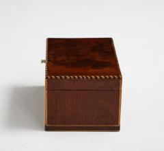 A Swedish Empire Inlaid Mahogany Box Early 19th Century - 3614959