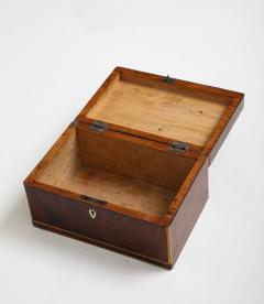 A Swedish Empire Inlaid Mahogany Box Early 19th Century - 3614961