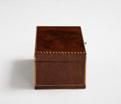 A Swedish Empire Inlaid Mahogany Box Early 19th Century - 3614962
