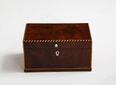 A Swedish Empire Inlaid Mahogany Box Early 19th Century - 3614963