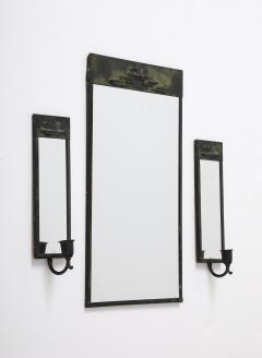 A Swedish Grace Mirror and Sconce Group Circa 1930s - 3933625