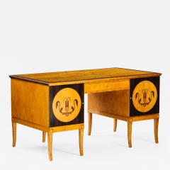 A Swedish Grace Pedestal Desk Circa 1930 40 - 1277444