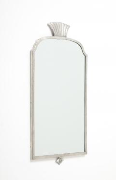 A Swedish Grace Pewter Mirror Ca 1930 40 - 4713646