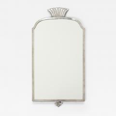 A Swedish Grace Pewter Mirror Ca 1930 40 - 4714675