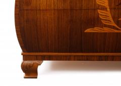 A Swedish Grace fruitwood inlaid rosewood chest of drawers Circa 1930 40  - 2344071