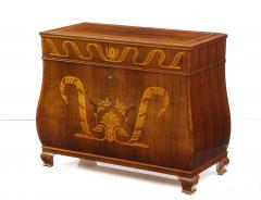 A Swedish Grace fruitwood inlaid rosewood chest of drawers Circa 1930 40  - 2344074