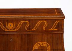 A Swedish Grace fruitwood inlaid rosewood chest of drawers Circa 1930 40  - 2344075