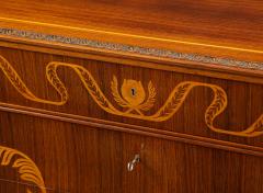 A Swedish Grace fruitwood inlaid rosewood chest of drawers Circa 1930 40  - 2344078