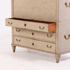A Swedish Gustavian painted fall front desk C 1820  - 4249698