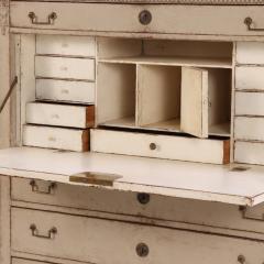 A Swedish Gustavian painted fall front desk C 1820  - 4249699