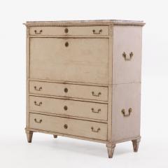 A Swedish Gustavian painted fall front desk C 1820  - 4249702