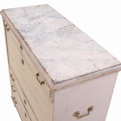A Swedish Gustavian painted fall front desk C 1820  - 4249703
