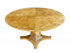 A Swedish Karl Johan Burl Birch Oval Center Table - 3546458