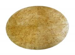 A Swedish Karl Johan Burl Birch Oval Center Table - 3546460