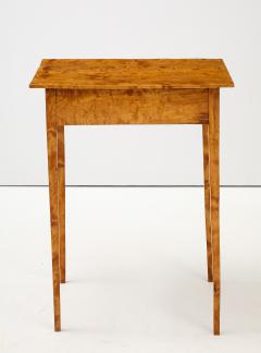 A Swedish Late Gustavian Birchwood Side Table First Half 19th Century - 3933605