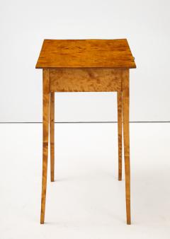 A Swedish Late Gustavian Birchwood Side Table First Half 19th Century - 3933607