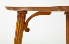 A Swedish Modern Burr Birch Side Table Circa 1940s - 2317008