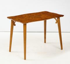 A Swedish Modern Burr Birch Side Table Circa 1940s - 2317009