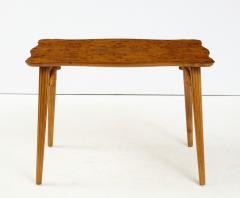 A Swedish Modern Burr Birch Side Table Circa 1940s - 2317012
