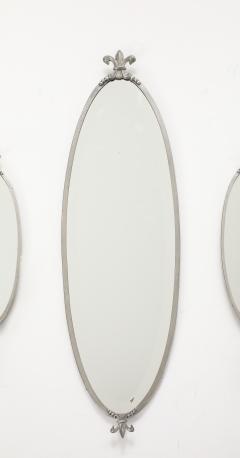 A Swedish Pewter Mirror Set CIrca 1930s - 4713633