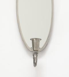 A Swedish Pewter Mirror Set CIrca 1930s - 4713637