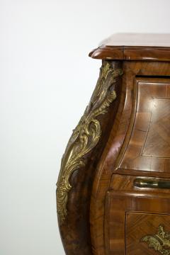 A Swedish Rococo Bomb Commode Mid 18th Century  - 2376250