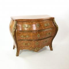 A Swedish Rococo Bomb Commode Mid 18th Century  - 2376255