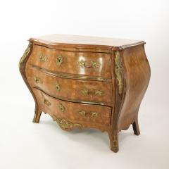 A Swedish Rococo Bomb Commode Mid 18th Century  - 2376258