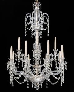 A TWELVE LIGHT EDWARDIAN CHANDELIER - 3796080