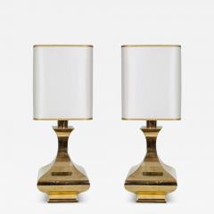 A Tonello A Montagna Grillo Pair of High Society lamps by Tonello Montagna Grillo - 4101790