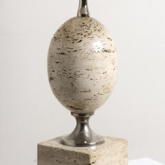 A Travertine Table Lamp - 3585370