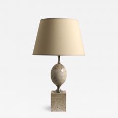 A Travertine Table Lamp - 3592257