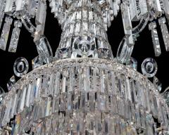 A UNUSUAL WILLIAM IV TENT AND WATERFALL CHANDELIER - 3787501