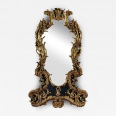 A VERY FINE AND UNUSAL GILTWOOD MIRROR - 4226924