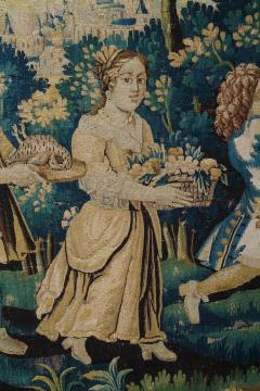 A VERY FINE LATE 17TH CENTURY ALLEGORICAL FLEMISH BRUSSELS BAROQUE TAPESTRY - 3538040