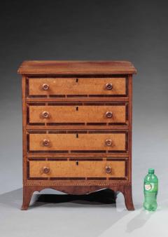 A VERY RARE DIMINUTIVE FEDERAL CHEST OF DRAWERS - 4009461