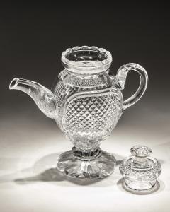 A VERY RARE GLASS TEAPOT - 3788067
