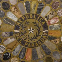 A VERY RARE HARDSTONE AND MARBLE INLAID SPECIMEN PRESENTATION CENTER TABLE - 3453189