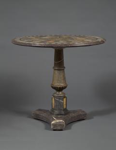 A VERY RARE HARDSTONE AND MARBLE INLAID SPECIMEN PRESENTATION CENTER TABLE - 3526031