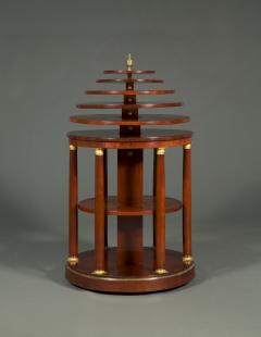 A VERY UNUSUAL MAHOGANY AND GILT BRASS MOUNTED ETAGERE - 3434644
