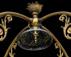 A VICTORIAN PERIOD AESTHETIC GILT BRASS HALL LANTERN - 3790969