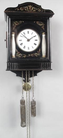 A Very Decorative and Original Black Forest Wall Clock - 3328091
