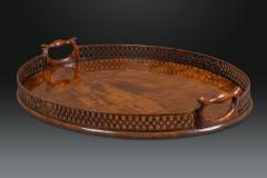 A Very Fine Oval Tray to a Chippendale Design of Excellent Quality - 2484269