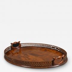 A Very Fine Oval Tray to a Chippendale Design of Excellent Quality - 2486384