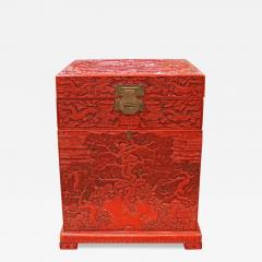 A Vibrant 19th Century Cinnabar Chinese Apothecary Chest - 3621390