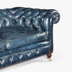 A Victorian 2 seater leather Chesterfield sofa - 1948122