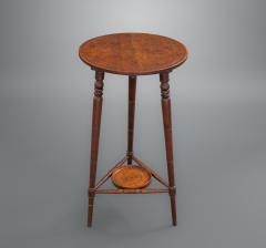 A Victorian Oak Campaign Lamp Table - 1625078