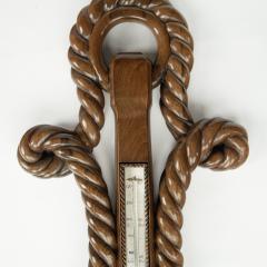 A Victorian anchor and rope barometer by Gray and Keen Liverpool - 3314920